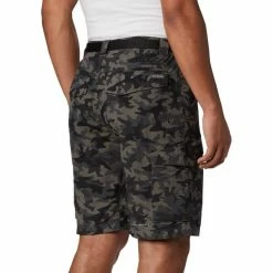 Shorts Randonnée COLUMBIA SILVER RIDGE PRINTED CARGO SHORT BLACK CAMO 22 Vert -Vêtements de randonnée Homme Soldes 9 71861 silver ridge printed cargo short black camo 1587033 013 03