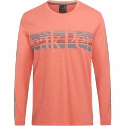 T-shirts Polos Randonnée PEAK PERFORMANCE M EXPLORE LS CLAY RED 20 Orange