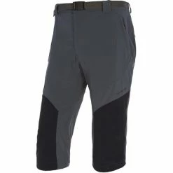 Pantacourts Randonnée TRANGOWORLD PANTACOURT TANZEN VT DARK SLATE/BLACK 21 Gris