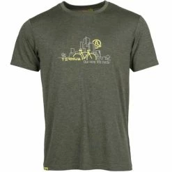 T-shirts Polos Randonnée TERNUA ALMIKA T-SHIRT DEEP FOREST 22 Vert