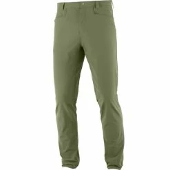 Pantalons Randonnée SALOMON WAYFARER TAPERED PANTS M OLIVE NIG 21 Vert