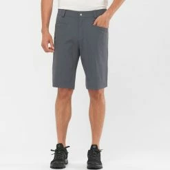 Shorts Randonnée SALOMON WAYFARER SHORTS M EBONY 21 Gris -Vêtements de randonnée Homme Soldes 9 83725 lc1489600 03