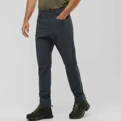 Pantalons Randonnée SALOMON WAYFARER TAPERED PANTS M EBONY 21 Gris -Vêtements de randonnée Homme Soldes 9 83741 wayfarer tapered pants m ebony lc1545800 03