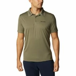 T-shirts Polos Randonnée COLUMBIA ZERO RULES™ POLO SHIRT STONE GREEN 22 Vert