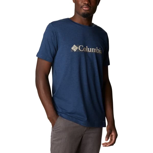 T-shirts Polos Randonnée COLUMBIA TECH TRAIL™ GRAPHIC TEE COLLEGIATE NAVY 21 Bleu 3 T-shirts Polos Randonnée COLUMBIA TECH TRAIL™ GRAPHIC TEE COLLEGIATE NAVY 21 Bleu – Image 3