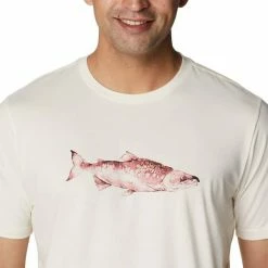 T-shirts Polos Randonnée COLUMBIA CLARKWALL ORGANIC COTTON TEE NATURAL WHITE S 21 Blanc -Vêtements de randonnée Homme Soldes 9 84589 clarkwall organic cotton tee natural white s 1932293100 03