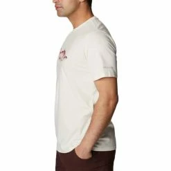 T-shirts Polos Randonnée COLUMBIA CLARKWALL ORGANIC COTTON TEE NATURAL WHITE S 21 Blanc -Vêtements de randonnée Homme Soldes 9 84589 clarkwall organic cotton tee natural white s 1932293100 04