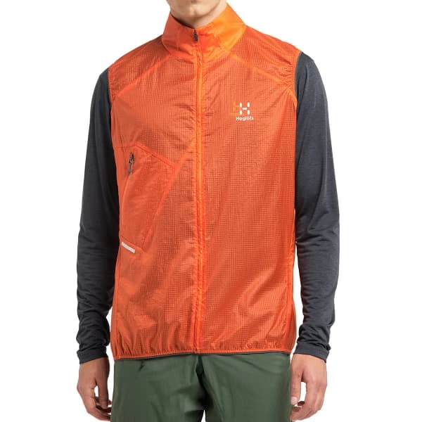 Vestes Randonnée HAGLÖFS L.I.M SHIELD COMP VE FLAME ORANGE 21 Orange 3 Vestes Randonnée HAGLÖFS L.I.M SHIELD COMP VE FLAME ORANGE 21 Orange – Image 3