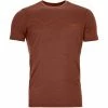 T-shirts Polos Randonnée ORTOVOX 120 TEC MOUNTAIN T-SHIRT M CLAY ORANGE 22 Orange / Marron