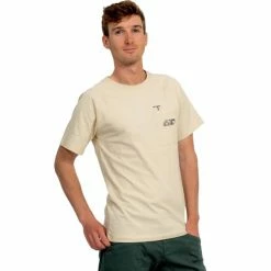 T-shirts Polos Randonnée LOOKING FOR WILD CINTO TENCEL GARDENIA/PELICAN 21 Beige
