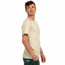 T-shirts Polos Randonnée LOOKING FOR WILD CINTO TENCEL GARDENIA/PELICAN 21 Beige -Vêtements de randonnée Homme Soldes 9 86635 cinto tencel gardenia pelican h1t001 gp 04