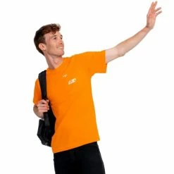 T-shirts Polos Randonnée LOOKING FOR WILD CINTO TENCEL BRIGHT MARIGOLD/GARDENIA 21 Orange -Vêtements de randonnée Homme Soldes 9 86636 cinto tencel bright marigold gardenia h1t001 bmg 04