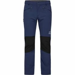 Pantalons Randonnée HAGLÖFS MORÄN PANT MEN TARN BLUE/TRUE BLACK 21 Bleu