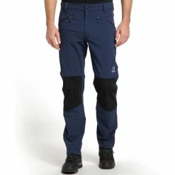 Pantalons Randonnée HAGLÖFS MORÄN PANT MEN TARN BLUE/TRUE BLACK 21 Bleu -Vêtements de randonnée Homme Soldes 9 86702 moran pant men tarn blue true black 603939 3yc 05