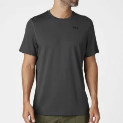 T-shirts Polos Randonnée HELLY HANSEN LIFA ACTIVE SOLEN T-SHIRT EBONY 22 Gris -Vêtements de randonnée Homme Soldes 9 87145 49349 980 03