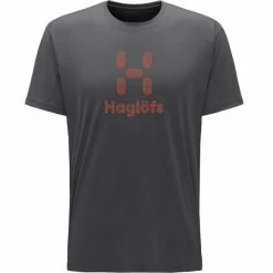 T-shirts Polos Randonnée HAGLÖFS GLEE TEE MEN SLATE 22 Gris