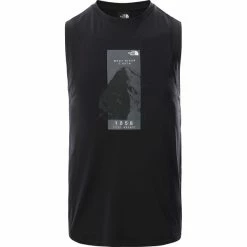 Débardeurs Randonnée THE NORTH FACE M GLACIER TANK TNF BLACK 21 Noir