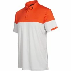 T-shirts Polos Randonnée PEAK PERFORMANCE M PLAYER BLOCK POLO ANTARCTICA 21 Gris / Orange -Vêtements de randonnée Homme Soldes 9 87833 g76696060 03
