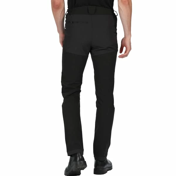 Pantalons Randonnée REGATTA PANTALON PROLITE STRETCH BLACK 21 Noir 4 Pantalons Randonnée REGATTA PANTALON PROLITE STRETCH BLACK 21 Noir – Image 4