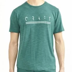 T-shirts Polos Randonnée CRAFT CORE SENCE SS TEE M POINT MELANGE 21 Vert