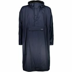 Vestes Randonnée CMP CAPE FIX HOOD RAIN BLACK BLUE 20 Bleu