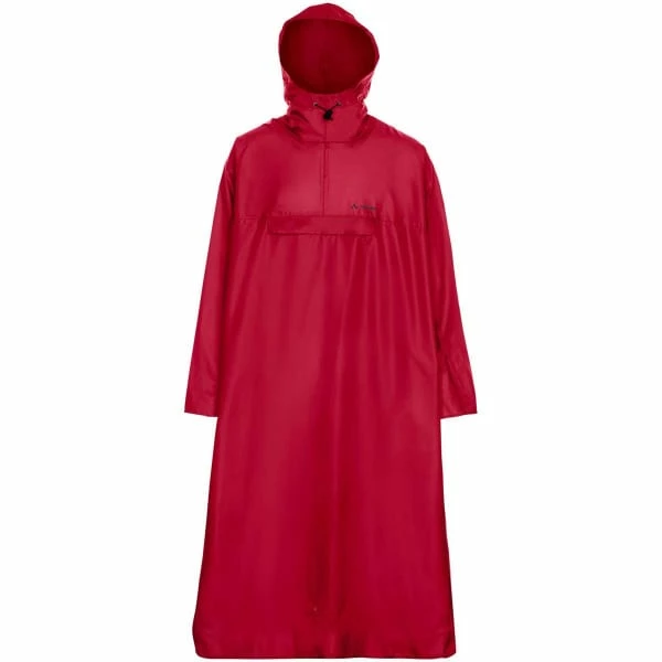 Vestes Randonnée VAUDE HIKING BACKPACK PONCHO INDIAN RED 21 Rouge 1 Vestes Randonnée VAUDE HIKING BACKPACK PONCHO INDIAN RED 21 Rouge