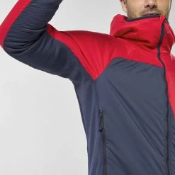 Vestes Randonnée MILLET MAGMA HYBRID HOODIE M SAPHIR/RED 22 Bleu / Rouge -Vêtements de randonnée Homme Soldes 9 90786 magma hybrid hoodie m saphir rouge miv9194 7487 05