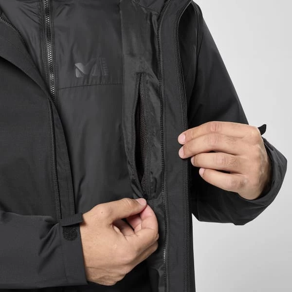 Vestes Randonnée MILLET FITZ ROY 3 IN 1 JKT M BLACK 22 Noir 6 Vestes Randonnée MILLET FITZ ROY 3 IN 1 JKT M BLACK 22 Noir – Image 6