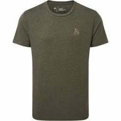 T-shirts Polos Randonnée TENTREE M SASQUATCH T-SHIRT OLIVE NIGHT GREEN HEATHER 22 Vert