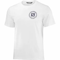 T-shirts Polos Randonnée SALOMON EXPLORE BLEND TEE M WHITE 22 Blanc