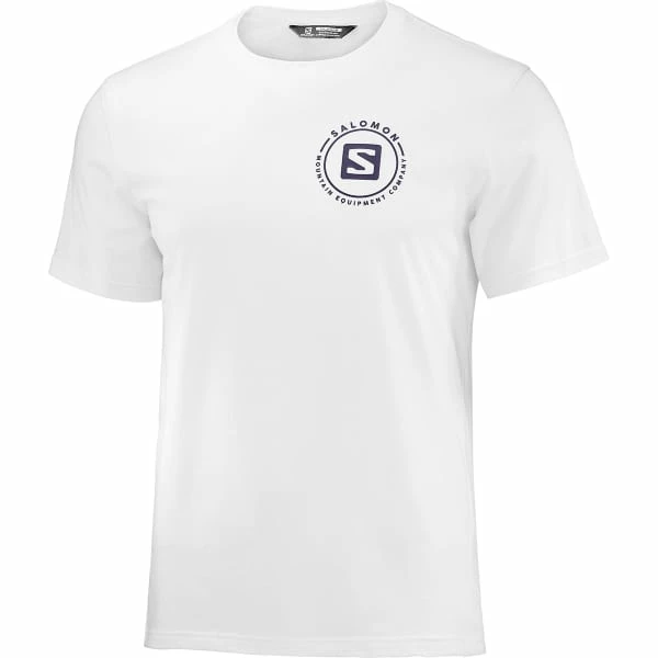 T-shirts Polos Randonnée SALOMON EXPLORE BLEND TEE M WHITE 22 Blanc 1 T-shirts Polos Randonnée SALOMON EXPLORE BLEND TEE M WHITE 22 Blanc