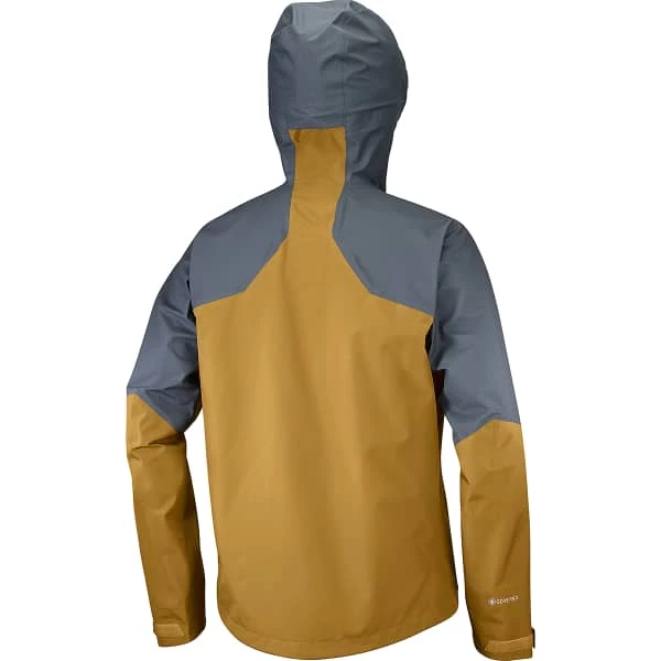 Vestes Randonnée SALOMON OUTLINE GTX HYBRID JKT M EBONY/BRONZE B 22 Gris / Marron 2 Vestes Randonnée SALOMON OUTLINE GTX HYBRID JKT M EBONY/BRONZE B 22 Gris / Marron – Image 2