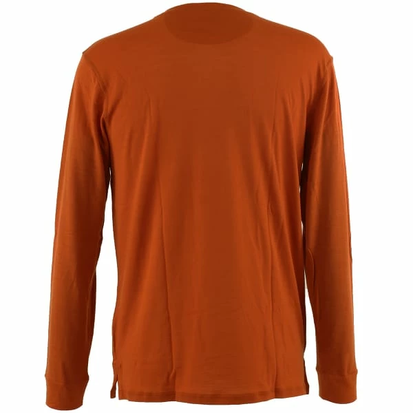 T-shirts Polos Randonnée PATAGONIA M'S L/S CAP COOL MERINO GRAPHIC SHIRT FITZ ROY FADER SANDHILL RUST 22 Orange 2 T-shirts Polos Randonnée PATAGONIA M'S L/S CAP COOL MERINO GRAPHIC SHIRT FITZ ROY FADER SANDHILL RUST 22 Orange – Image 2