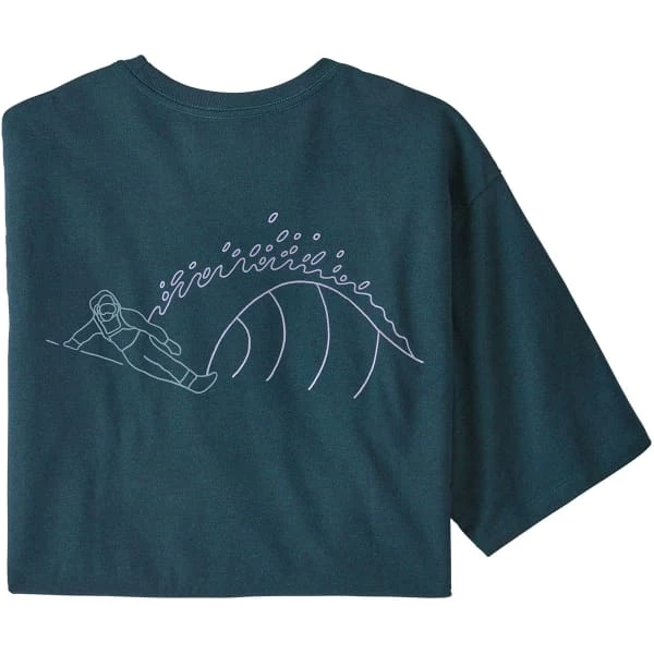 T-shirts Polos Randonnée PATAGONIA M'S SURF SNOW RESPONSIBILITEE DARK BOREALIS GREEN 22 Bleu 1 T-shirts Polos Randonnée PATAGONIA M'S SURF SNOW RESPONSIBILITEE DARK BOREALIS GREEN 22 Bleu