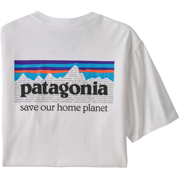 T-shirts Polos Randonnée PATAGONIA M'S MISSION ORGANIC TSHIRT WHITE 23 Blanc 1 T-shirts Polos Randonnée PATAGONIA M'S MISSION ORGANIC TSHIRT WHITE 23 Blanc