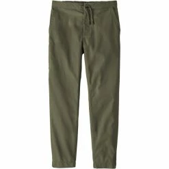 Pantalons Randonnée PATAGONIA M'S TWILL TRAVELER PANTS INDUSTRIAL GREEN 23 Vert