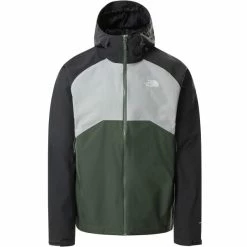 Vestes Randonnée THE NORTH FACE M STRATOS JKT ASTGY/THM/MLDGY 22 Vert / Noir