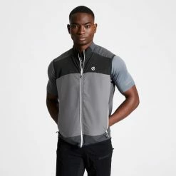 Vestes Randonnée DARE 2B APTILE VEST ALUMIN/EBONY 20 Gris / Noir -Vêtements de randonnée Homme Soldes 9 95015 aptile vest alumin ebony dml426 742 04