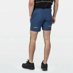 Shorts Randonnée REGATTA MOUNTAIN SHORT DARK DENIM 21 Bleu -Vêtements de randonnée Homme Soldes 9 95065 mountain short dark denim rmj232 8pq 06