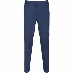 Pantalons Randonnée REGATTA HIGHTON Z/O TRS DARK DENIM 21 Bleu