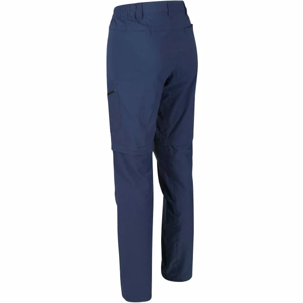 Pantalons Randonnée REGATTA HIGHTON Z/O TRS DARK DENIM 21 Bleu 3 Pantalons Randonnée REGATTA HIGHTON Z/O TRS DARK DENIM 21 Bleu – Image 3