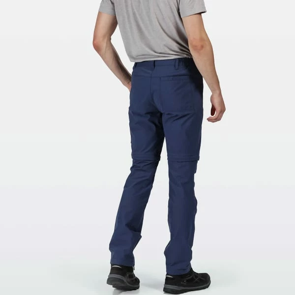 Pantalons Randonnée REGATTA HIGHTON Z/O TRS DARK DENIM 21 Bleu 6 Pantalons Randonnée REGATTA HIGHTON Z/O TRS DARK DENIM 21 Bleu – Image 6