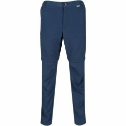 Pantalons Randonnée REGATTA LEESVILLE Z/O II DARK DENIM 21 Bleu