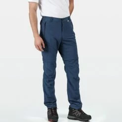 Pantalons Randonnée REGATTA LEESVILLE Z/O II DARK DENIM 21 Bleu 10 Pantalons Randonnée REGATTA LEESVILLE Z/O II DARK DENIM 21 Bleu -Vêtements de randonnée Homme Soldes 9 95069 leesville z o ii dark denim rmj240r 8pq 05