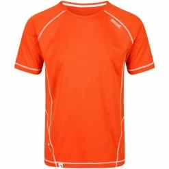 T-shirts Polos Randonnée REGATTA VIRDA II BURNT SALMON 21 Orange