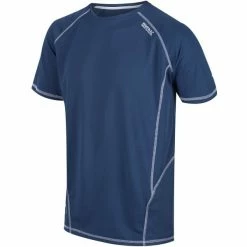T-shirts Polos Randonnée REGATTA VIRDA II DARK DENIM 21 Bleu 8 T-shirts Polos Randonnée REGATTA VIRDA II DARK DENIM 21 Bleu -Vêtements de randonnée Homme Soldes 9 95085 virda ii dark denim rmt164 8pq 03