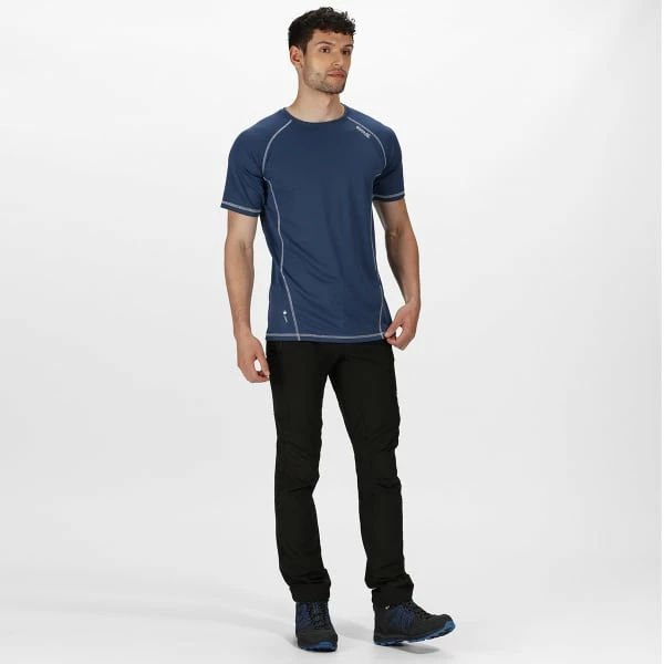 T-shirts Polos Randonnée REGATTA VIRDA II DARK DENIM 21 Bleu 5 T-shirts Polos Randonnée REGATTA VIRDA II DARK DENIM 21 Bleu – Image 5
