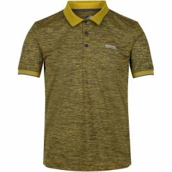 T-shirts Polos Randonnée REGATTA REMEX II GRAPEFRUIT 21 Vert / Jaune