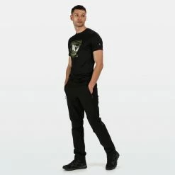 T-shirts Polos Randonnée REGATTA FINGAL V BLACK 21 Noir 10 T-shirts Polos Randonnée REGATTA FINGAL V BLACK 21 Noir -Vêtements de randonnée Homme Soldes 9 95101 fingal v black rmt216 800 05