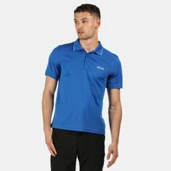 T-shirts Polos Randonnée REGATTA MAVERIK V NAUTICAL BLU 21 Bleu -Vêtements de randonnée Homme Soldes 9 95104 maverik v nautical blu rmt221 48u 05